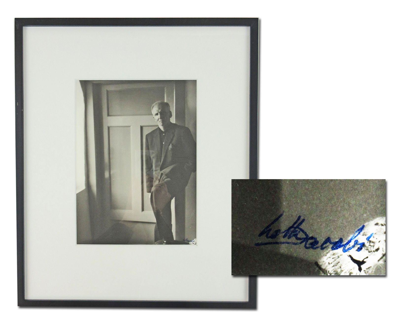 Lotte Jacobi Signed Photo of Albert Renger-Patzsch (1 of 3)