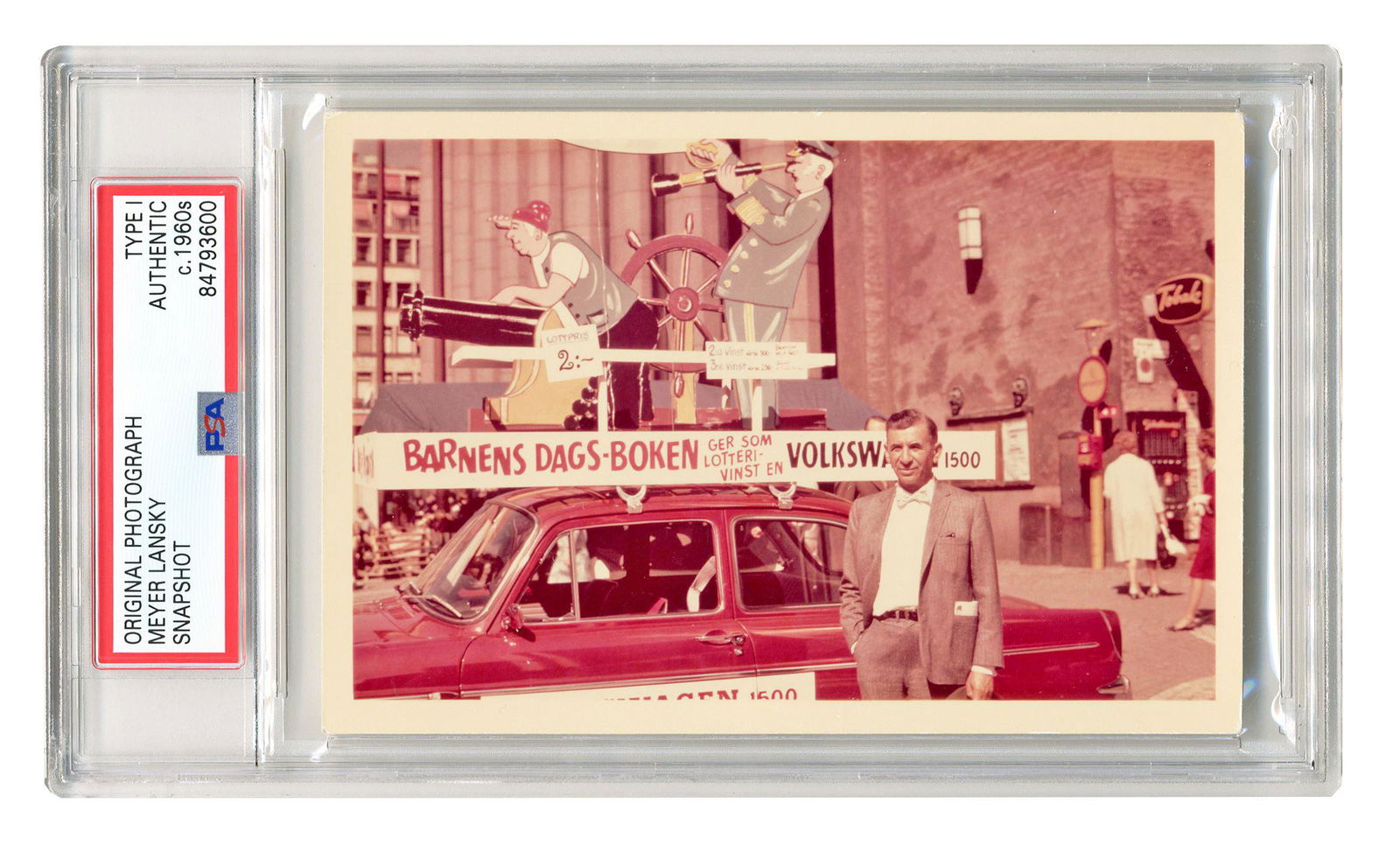 Meyer Lansky & Volkswagen, Type I Photo PSA Certified Authentic (1 of 2)