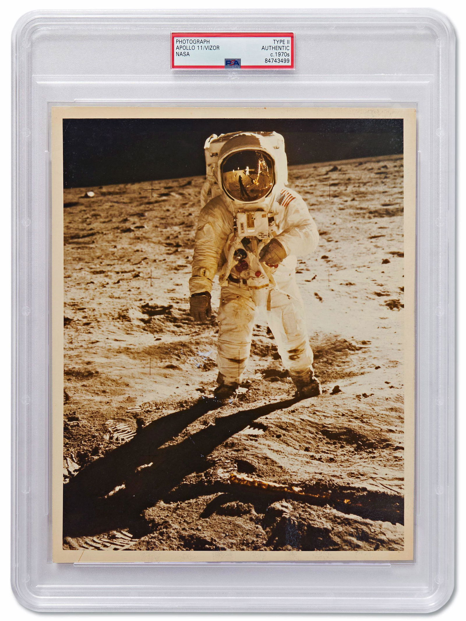 Apollo 11 Holy Grail "Visor" Photo PSA Slabbed (1 of 2)