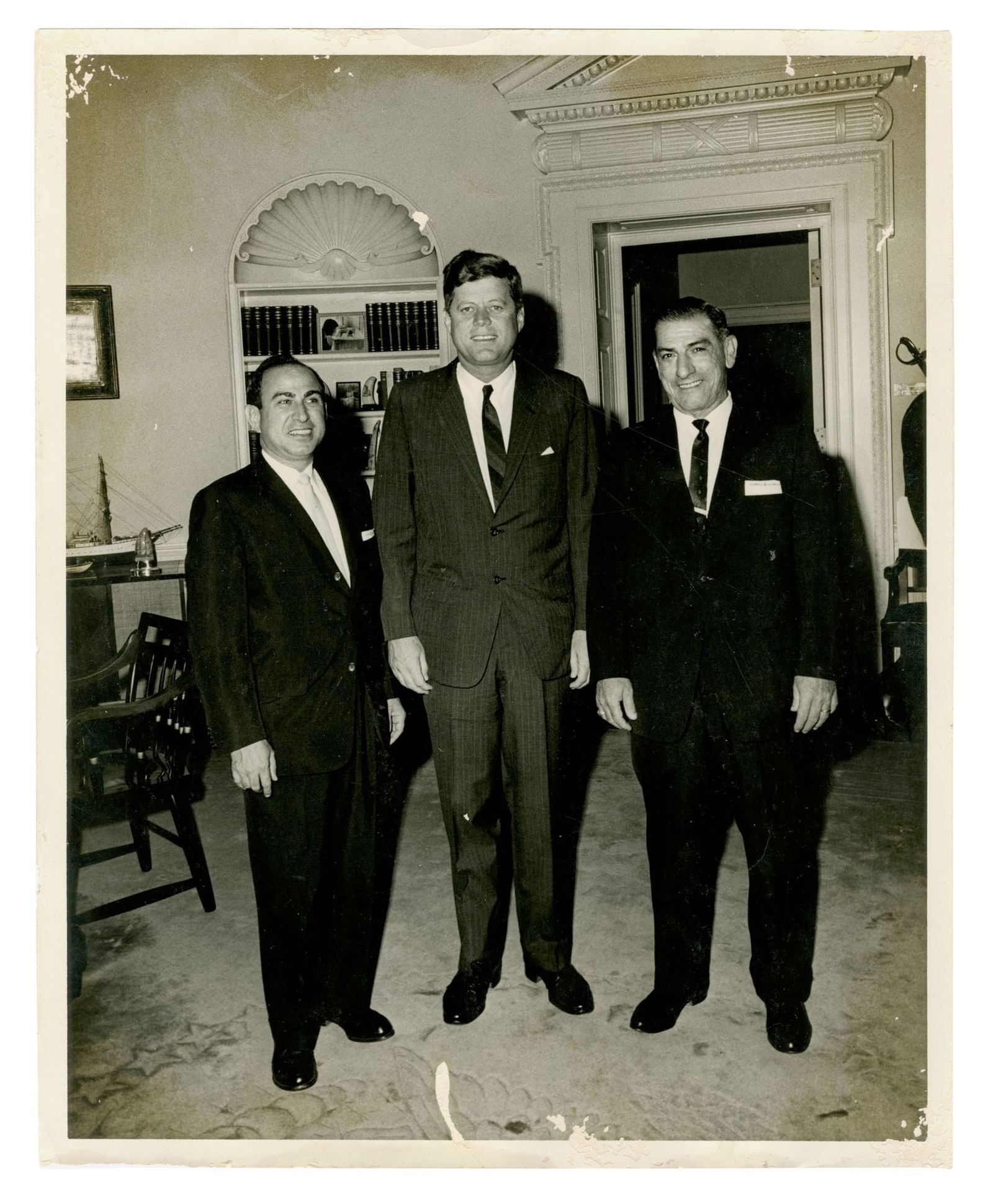 John F. Kennedy White House Photograph Meeting with Louisiana Mayor (1 of 2)