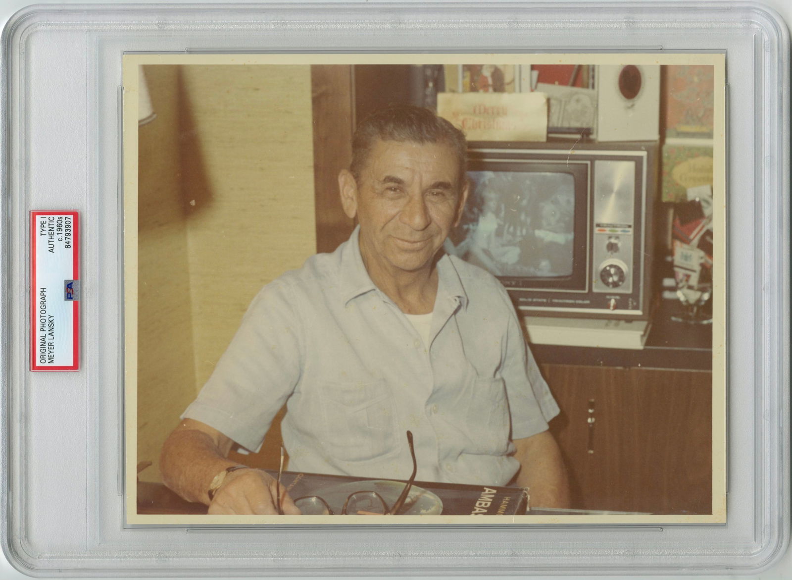 Meyer Lansky PSA Type I Photo. Fantastic Colors and Sharpness! (1 of 2)
