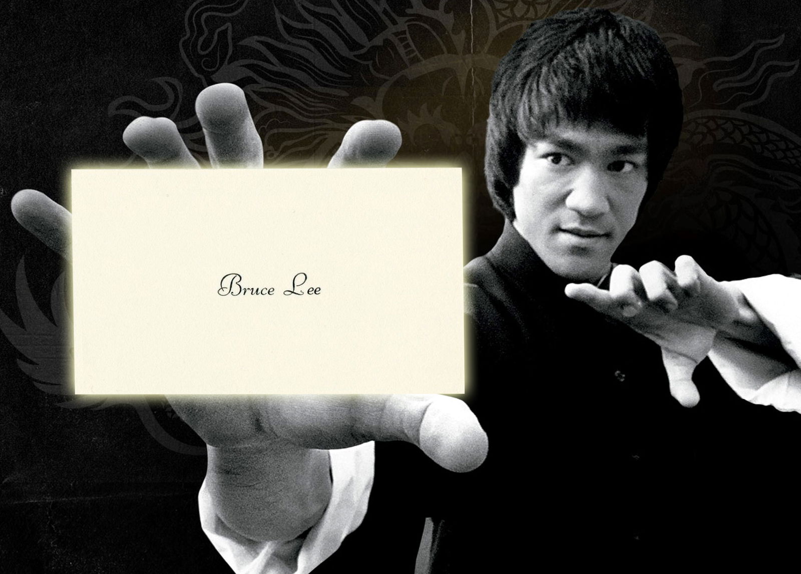 Bruce Lee Business Card with Outstanding Provenance (1 of 3)