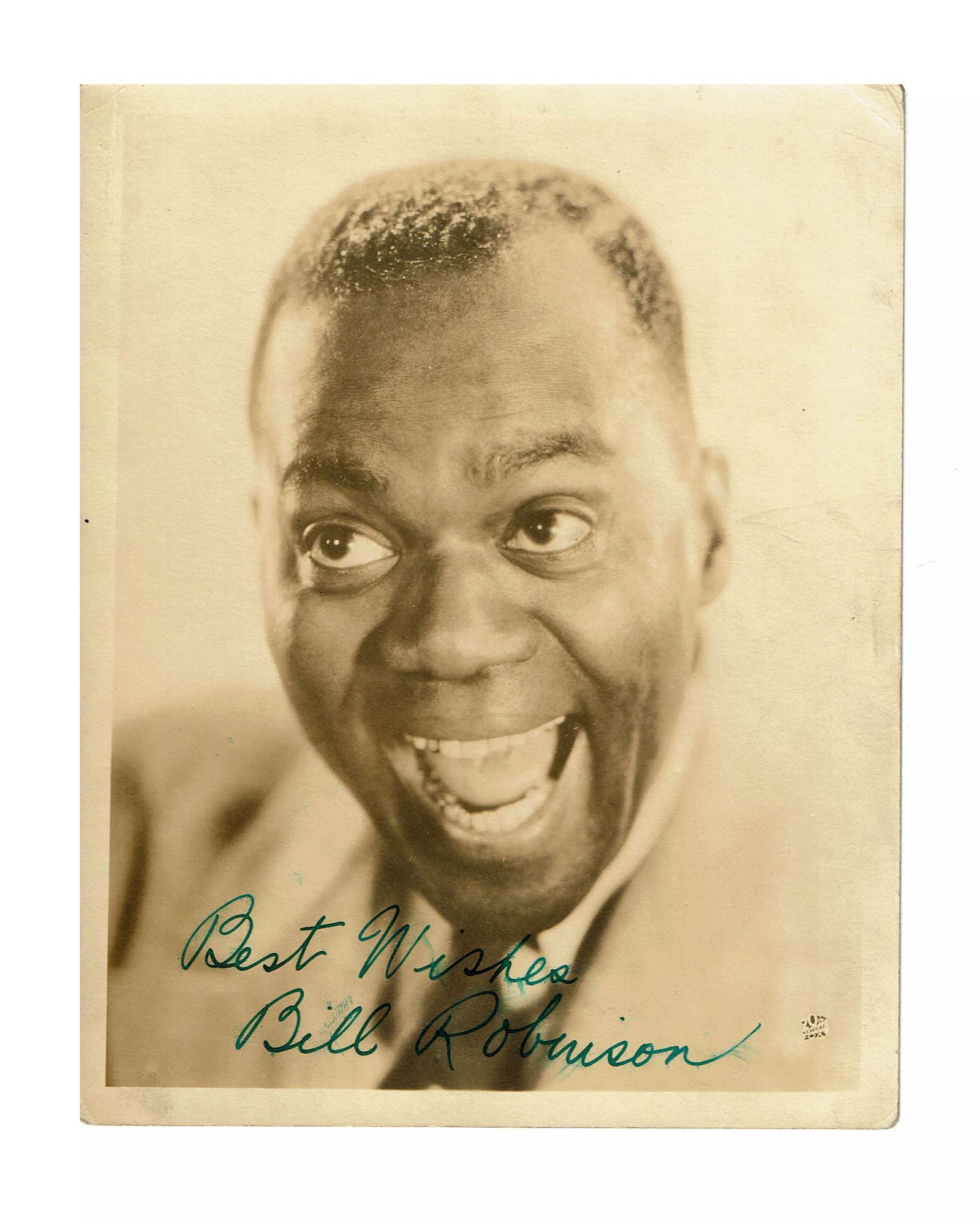 Bill "Bojangles" Robinson Signed Photo (1 of 3)