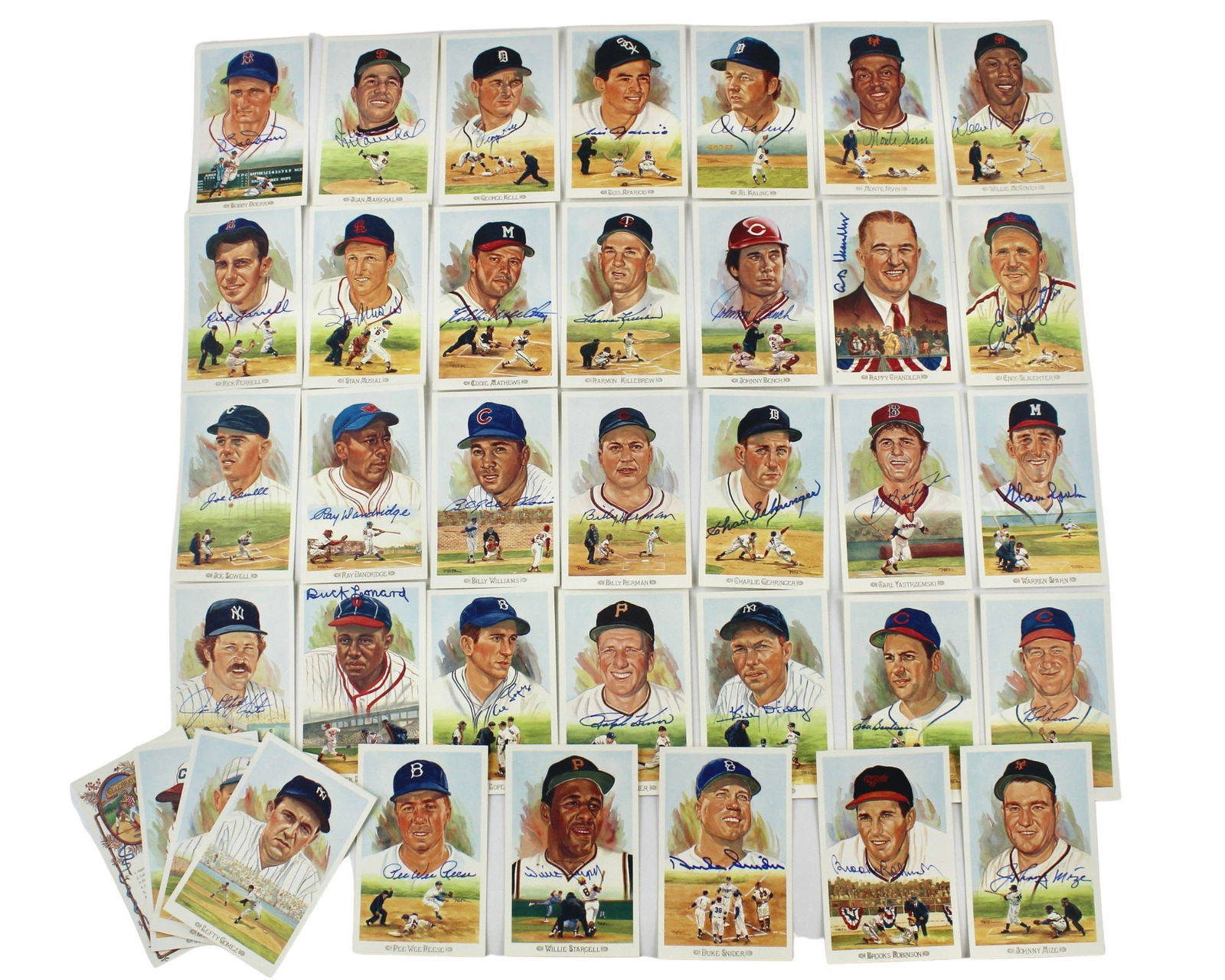 Killebrew, Musial, Bench, McCovey & More. 33 Signed Perez Steele Celebration Cards, Limited to (1 of 3)