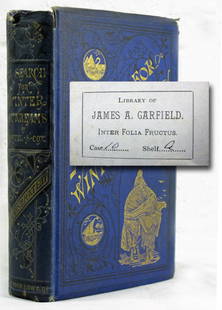 Garfield's Personally Owned Book, Authored and Inscribed to Him by Congressman Samuel S. Cox, Who: Garfield's Personally Owned Book, Authored and Inscribed to Him by Congressman Samuel S. Cox, Who Spearheaded the Creation and Expansion of the U.S. Coast Guard, the Life-Saving Service From Garfield�