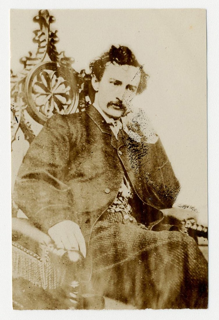 John Wilkes Booth Photo From Frederick Meserve Collection (1 of 2)