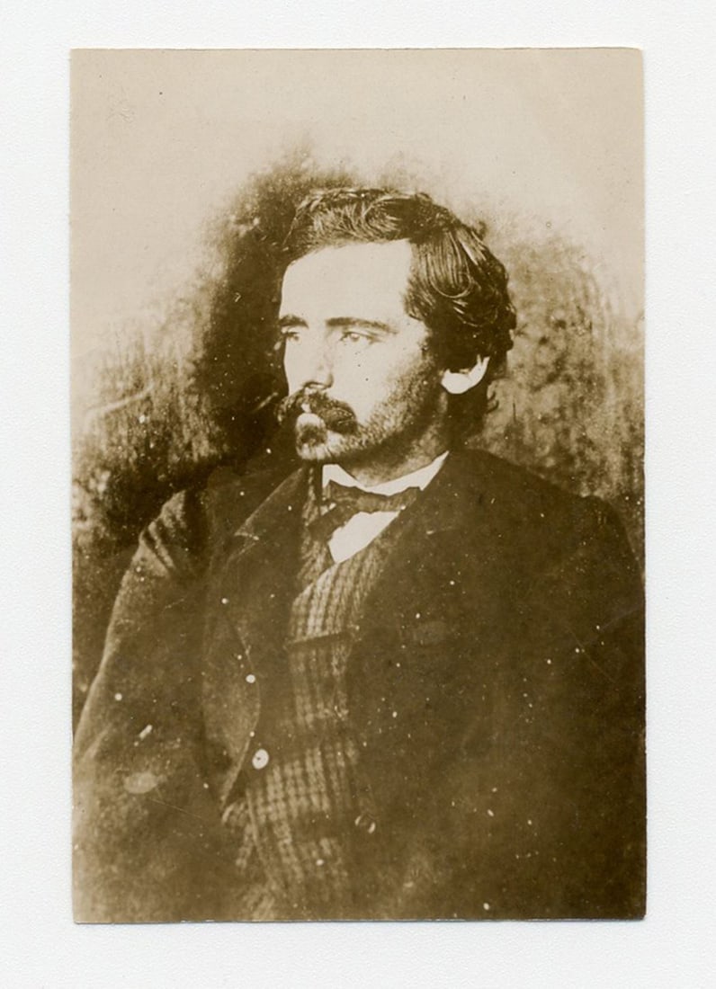 Lincoln Conspirator Michael O'Laughlen After Gardner, Photo from the Frederick Meserve Collection: Lincoln Conspirator Michael O'Laughlen After Gardner, Photo from the Frederick Meserve Collection A photograph of Michael O'Laughlen (1840-1867), one of eight Lincoln conspirators convicted for his ro