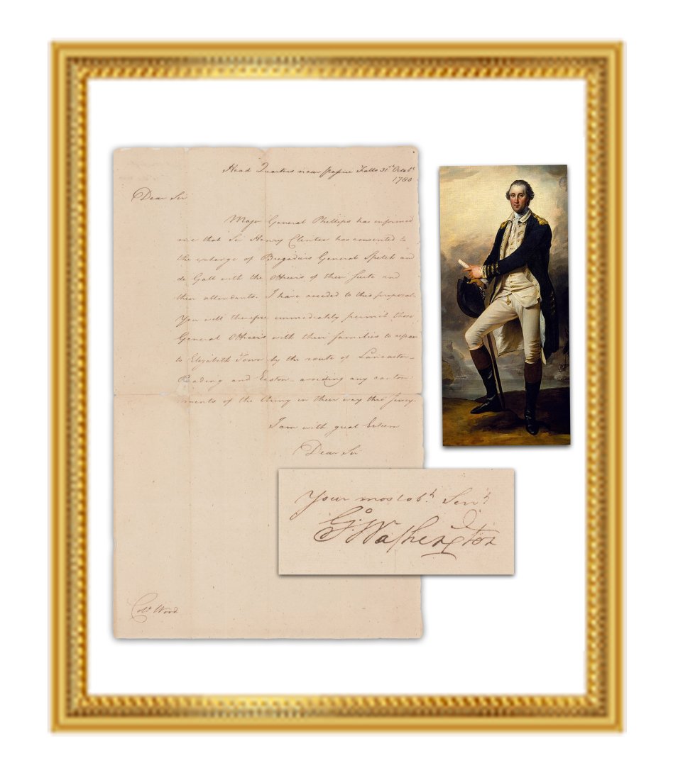 George Washington Shows Mercy in Prisoner Exchange of Generals, Involves Henry Clinton, James: George Washington Shows Mercy in Prisoner Exchange of Generals, Involves Henry Clinton, James Irvine, Dan Waterbury. Superb Sig! With this letter, General George Washington ordered the exchange of two
