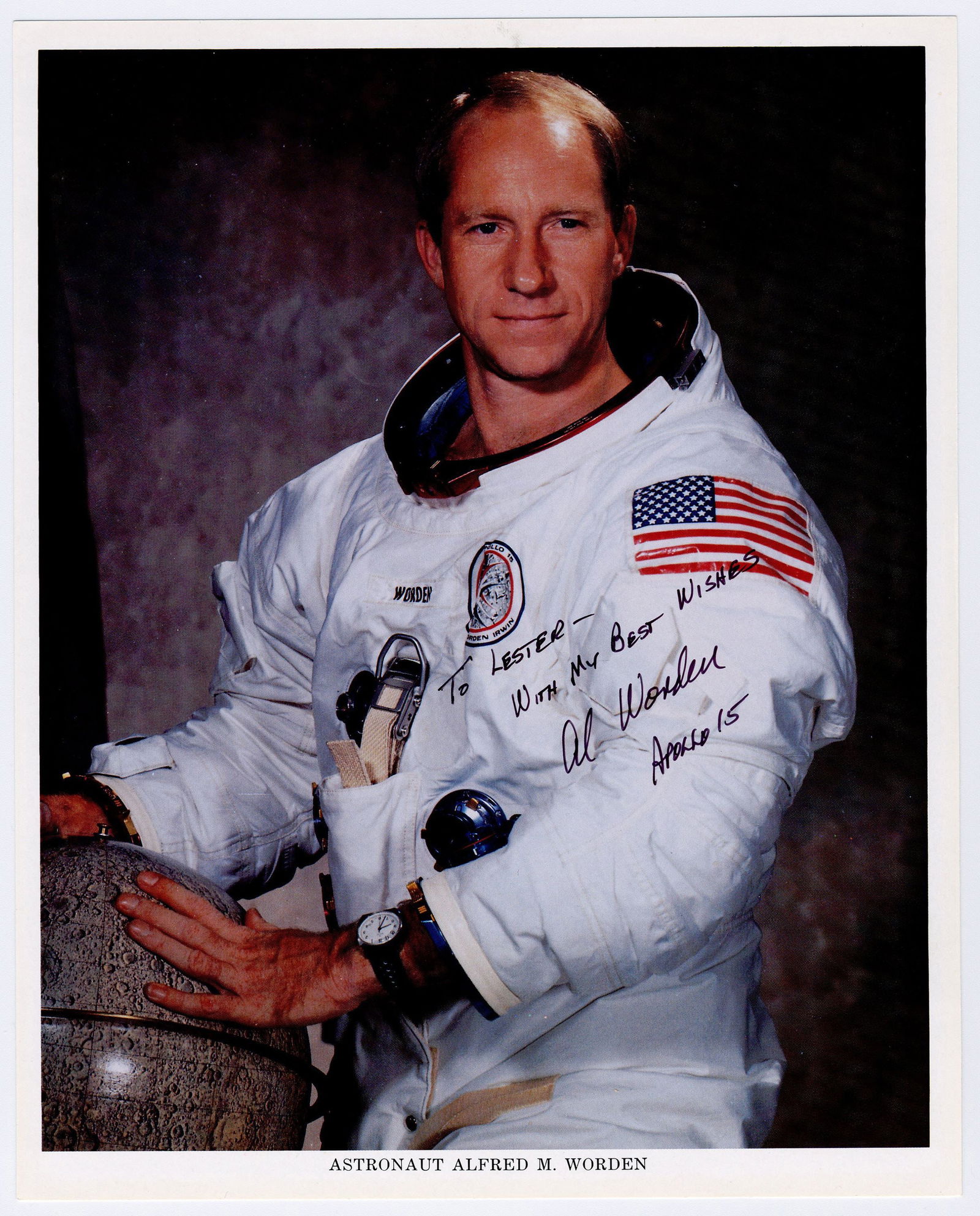 Alfred Worden Signed NASA Portrait (1 of 3)