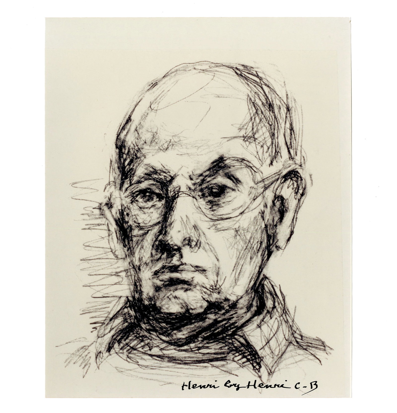 Henri Cartier-Bresson Signed Photo of His 1987 Self-Portrait: Henri Cartier-Bresson n.p., n.d. Henri Cartier-Bresson Signed Photo of His 1987 Self-Portrait Signed Photo A photograph of Henri Cartier-Bresson's self-portrait signed by the French artist. Measuring 