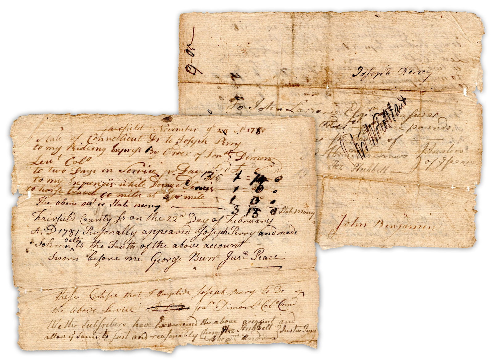 Connecticut Express Rider Seeks Payment for Services (1 of 4)