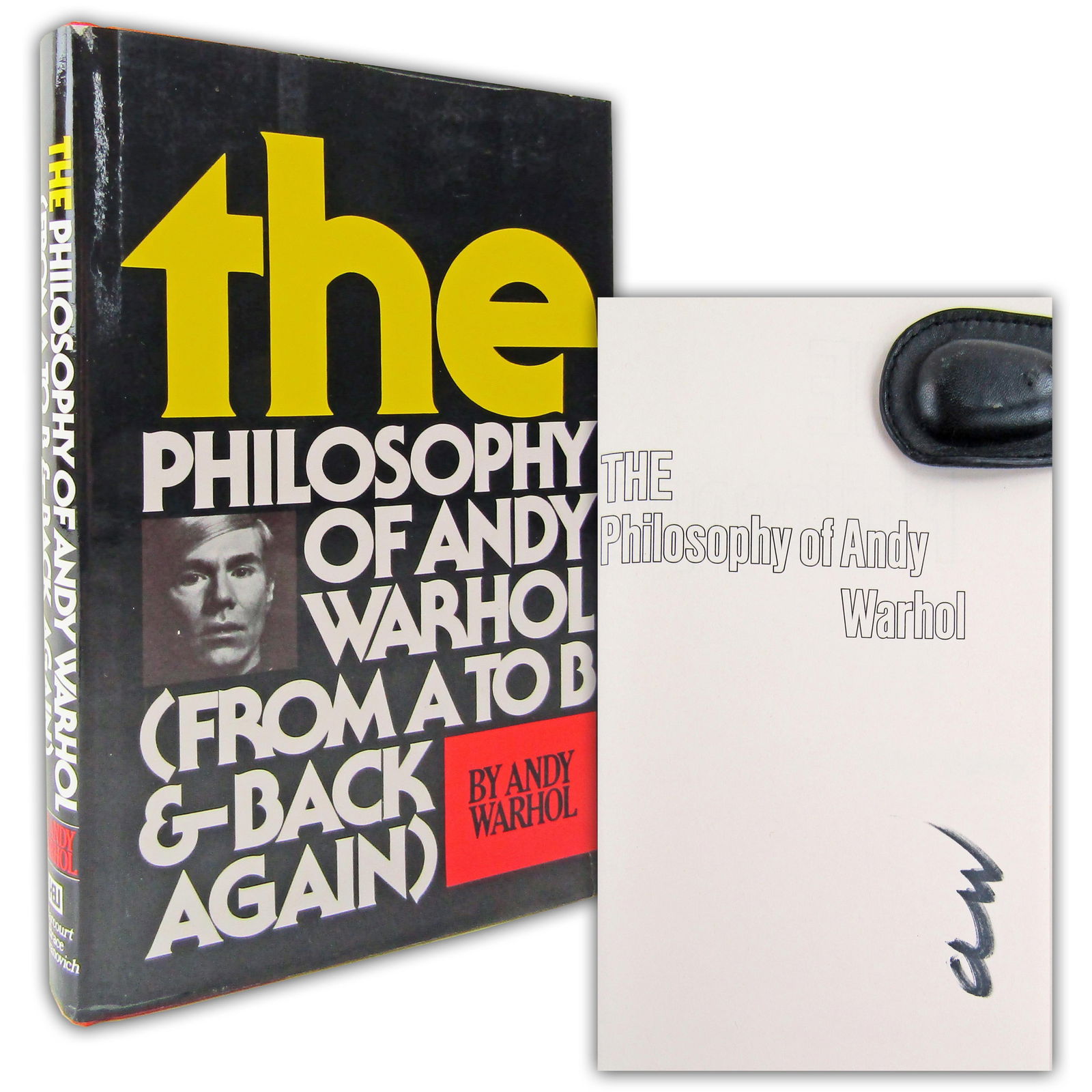 Andy Warhol Signed 1st. Ed. "The Philosophy of Andy Warhol" (1 of 9)