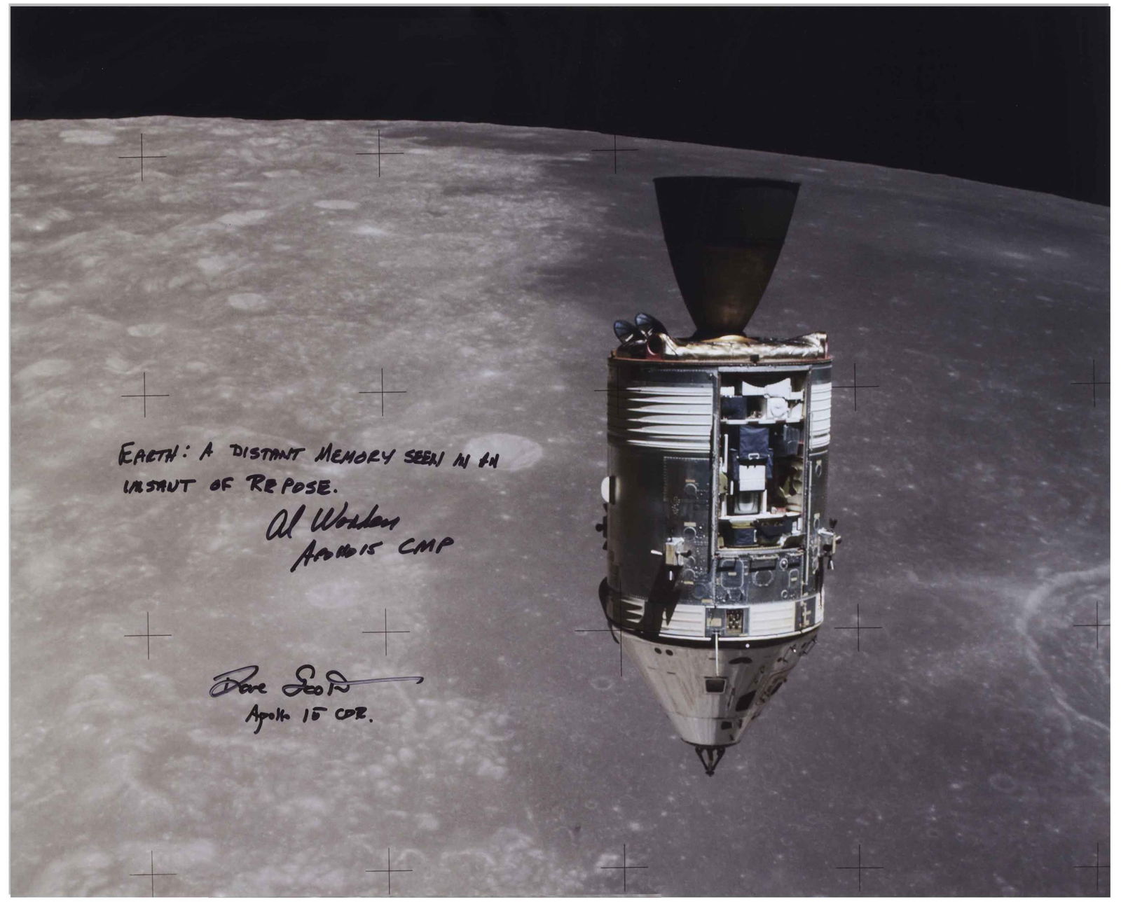 Al Worden & Dave Scott Impressive Signed Oversized Photo (1 of 3)