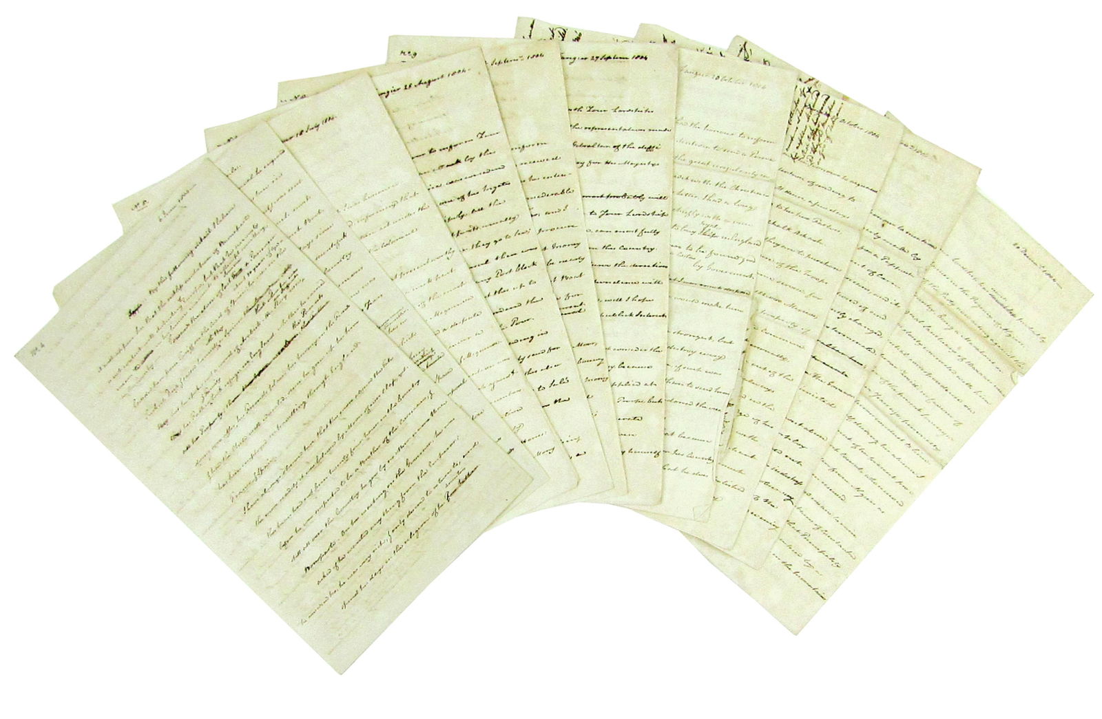 Captain Cook Shipmate 35pp Archive Re: Napoleon, Egypt & the Jews, "I can command the Services of (1 of 12)