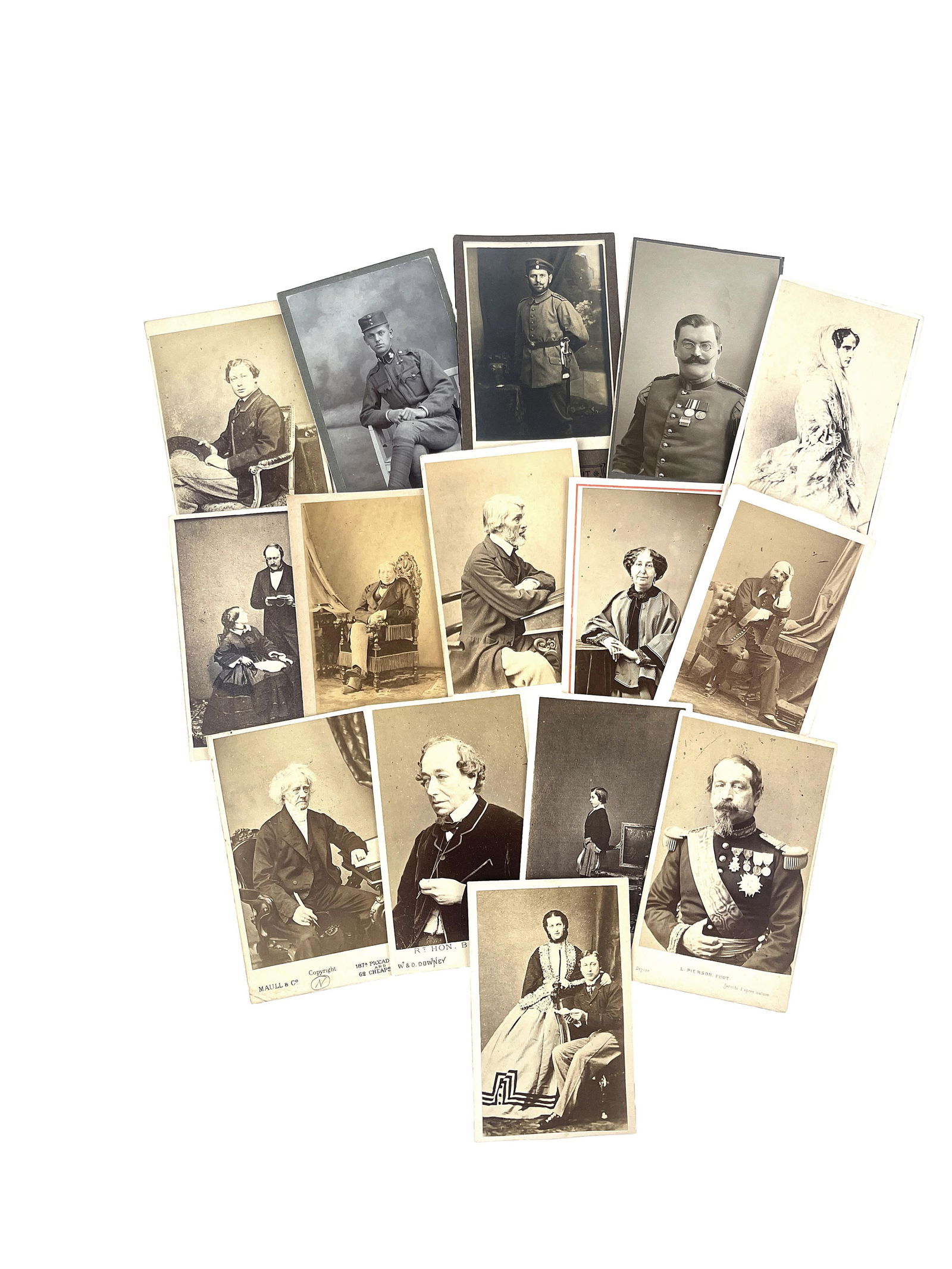 Collection of 14 CDVs: Royalty, Science, Literature, Politics, Art and More (1 of 7)