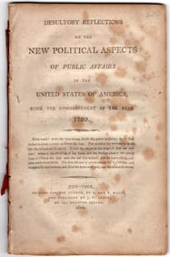 Federalist Editor Criticizes President John Adams for Peace Overtures to France
