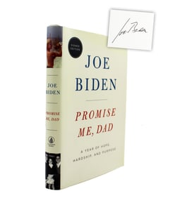 Joe Biden Signed 1st Edition of "Promise Me, Dad"