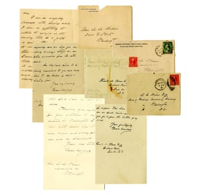 Grover Cleveland Group of 4 Letters, One Referencing "What's the use?"