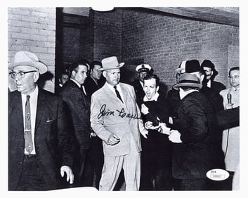 Oswald Captor James Leavelle Signed Photo of Assassination, With JSA Certificate
