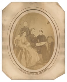 Abraham Lincoln & His Family, A Gorgeous Vintage Albumen
