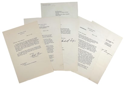 R. Nixon to Khmer President Lon Nol. 3 Letters, Most Important of His Presidency, Among Best Nixon