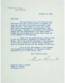 FDR on "Constitution" & "the greatest strengths of our democracy... a strong, virile Congress to