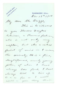 Roosevelt Superb Harvard Content ALS “I believe this boy has good stuff in him”