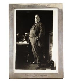 William Howard Taft Nomination Photo in Silver Presentation Tiffany Frame