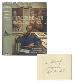 Norman Rockwell Signed Copy of his Autobiography