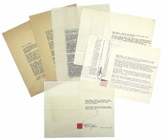 Frank Lloyd Wright Letter from 1951: Bad Press, Roof Tiles, and Hostility to Usonia! Includes Many