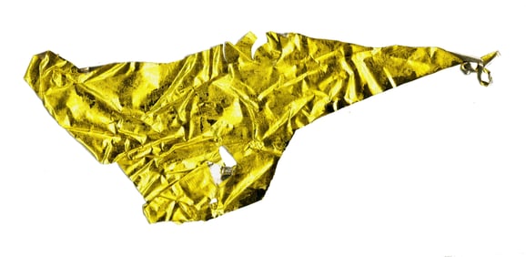 Flown Apollo 11 9" Piece of Kapton Foil