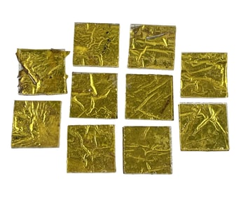 Flown Apollo 11 “Kapton” Mylar Foil, Group of Ten Pieces!