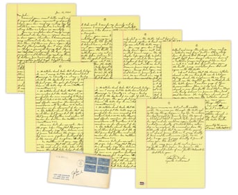 Charlie Duke 7pg ALS on Astronauts & Religion (PSA/DNA), w/ Bonus Jim Irwin FDC