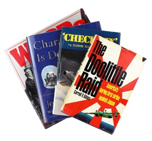 3 Aviation Books Signed by 20+ WWII Aviators including John McCain