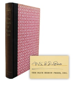 W.E.B. DuBois Rare Signed Ltd 50th Anniversary Edition of "The Souls of Black Folk"