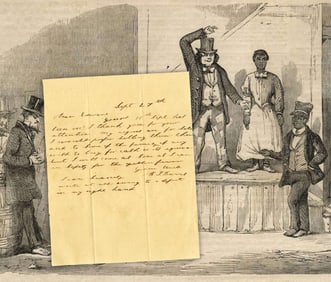 H.T. Davis Letter Selling Slaves to Interested Family Members