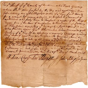 Transporting French & Indian War Troops from Connecticut to Rhode Island