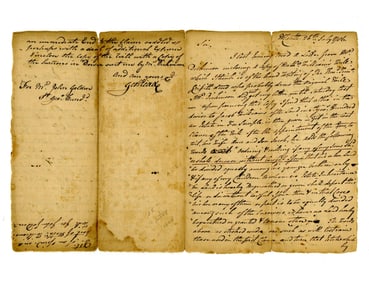 George Read Rare ALS 1786