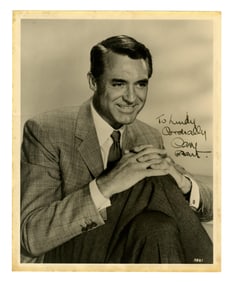 Cary Grant Signed Publicity Photo for "North by Northwest", PSA Authenticated
