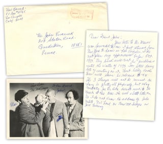 Candid Moe Howard Letter to Fan: "The 3 Stooges will not be revived"