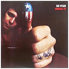 Don McLean Signed "American Pie" Album With COA