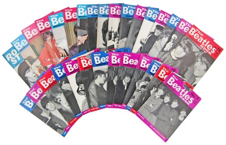The Beatles Dealer's Lot: 29 UK-Published "Beatles Book" Fan Magazines, 1964-1984; Plus Bonus 1965