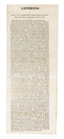Texas Secession Broadside