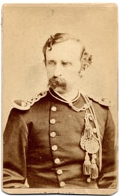 Rare George Custer CDV in 7th Cav. Uniform, Taken 2 Months Before Little Big Horn
