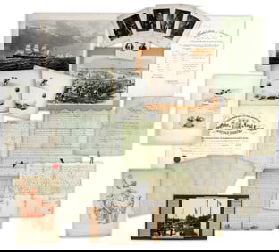 Large 20pc. Dealer's Lot ca. 1762-1875: Engravings, Manuscripts, & Appointments!