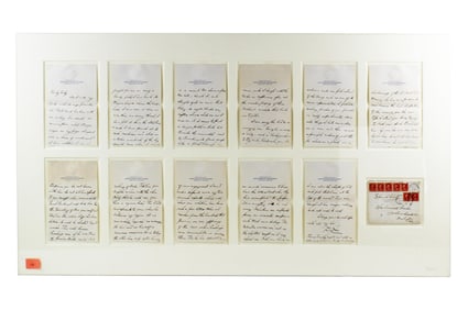 MacArthur's Fiancé Blackmailed by "Black Jack" Pershing, 11 Page ALS