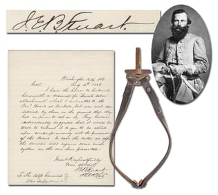 Jeb Stuart Pleads Review of "Stuart's Sabre attachment", Incl. Original Sword Hanger