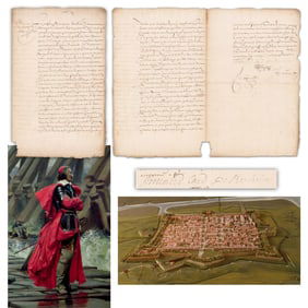 Cardinal Richelieu 1627 MDS Preparing For War! Wheat Stores at Catholic-Controlled Brouage Fort,
