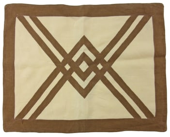 Duke & Duchess of Windsor Owned "W" Placemat, Ex-Sotheby's