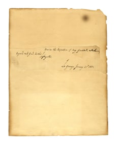 Marquis de Lafayette Charming ANS From La Grange